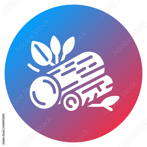 Woodpile Vector Icon