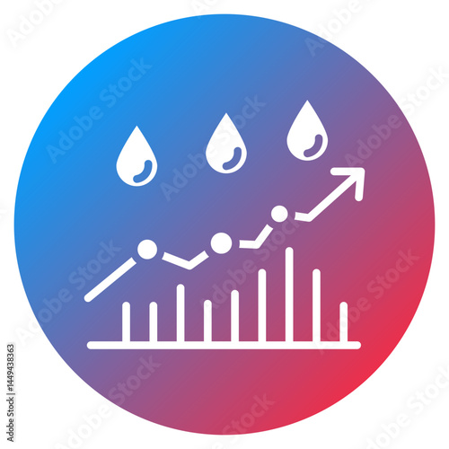 Humidity Rising Vector Icon