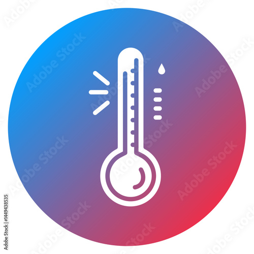 Thermometer Rising Vector Icon