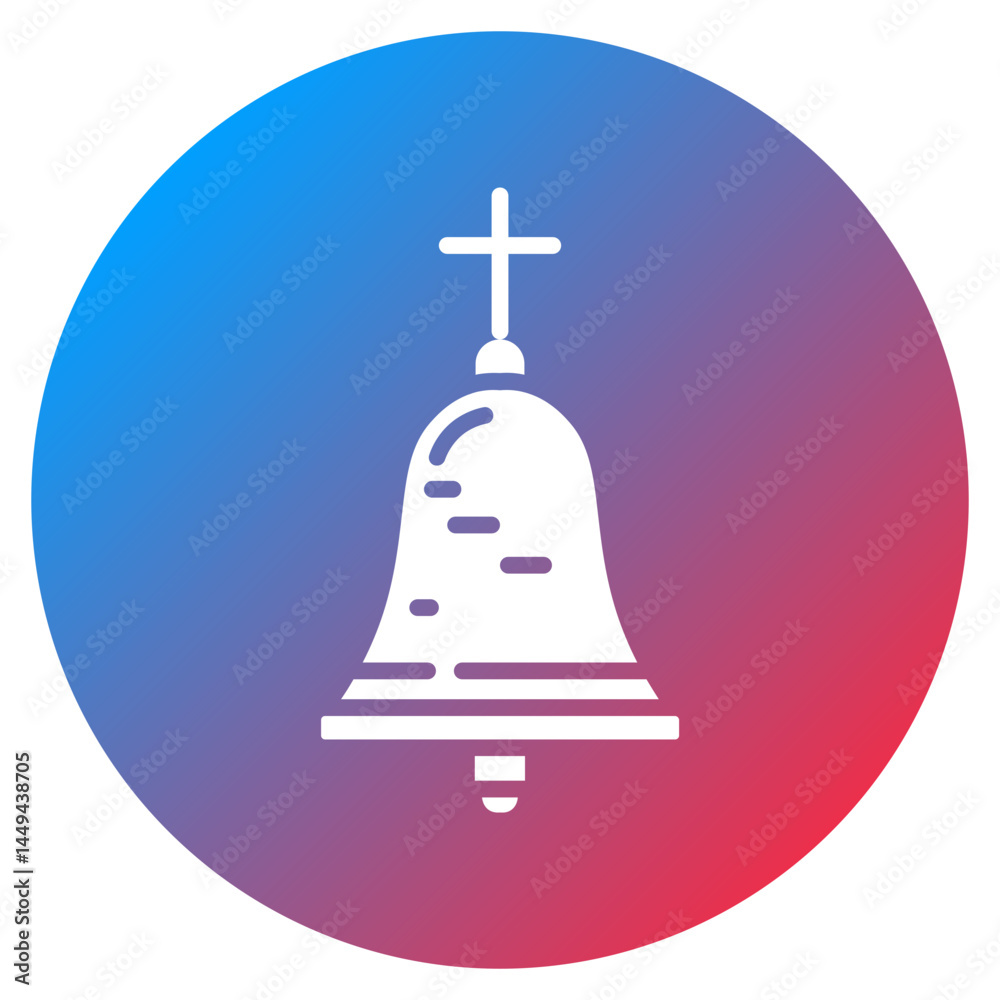 Church Bells Vector Icon Church Bells Vector Icon