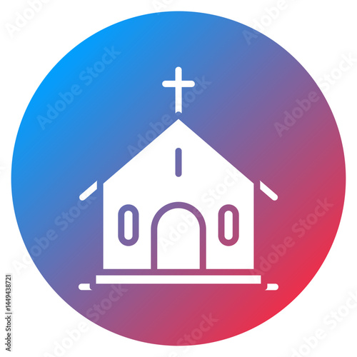 Chapel Windows Vector Icon
