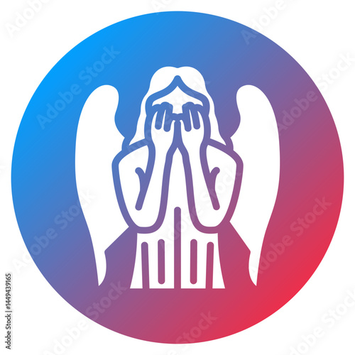 Weeping Angel Vector Icon