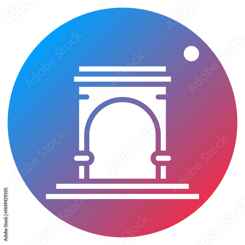 Desert Archway Vector Icon