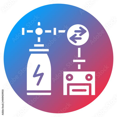Compressed Air Energy Vector Icon