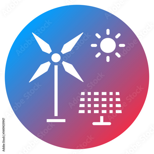 Energy Independence Vector Icon