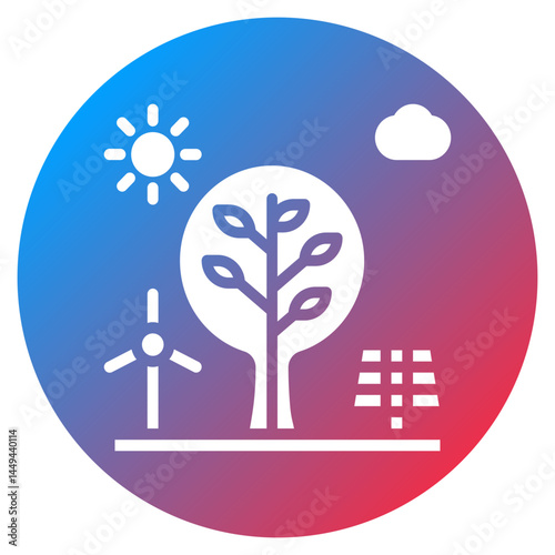 Green Infrastructure Vector Icon