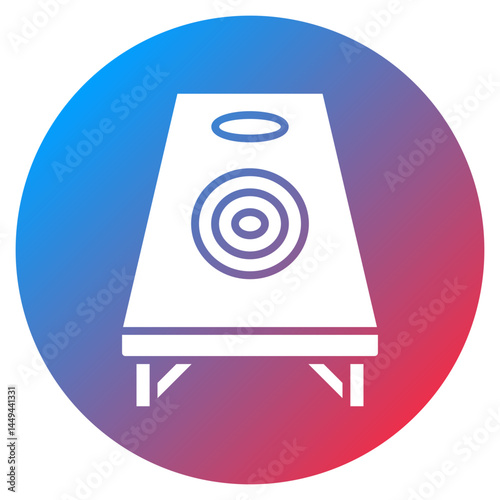 Bean Bag Toss Vector Icon