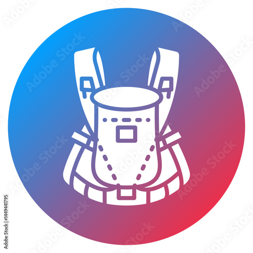 Baby Carrier Vector Icon