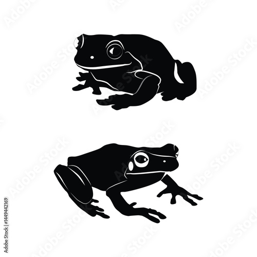 Frong illustration black silhouette Vol 01