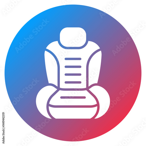 Car Seat Vector Icon