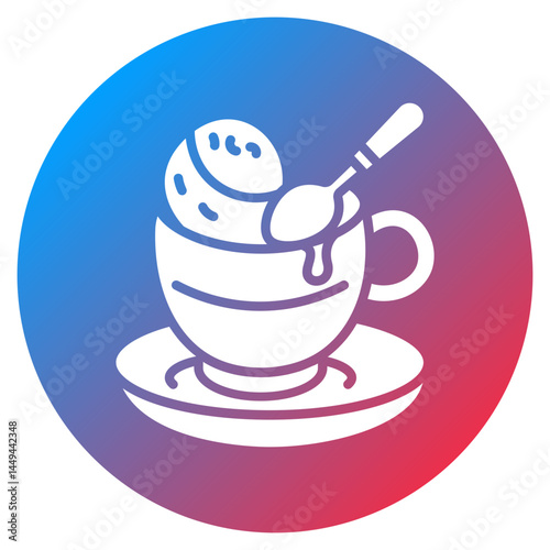 Affogato Vector Icon