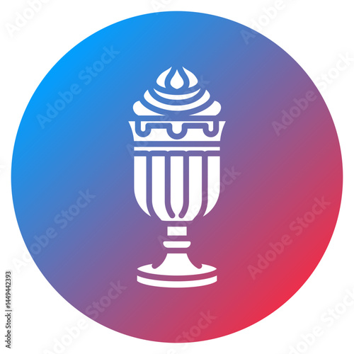 Caramel Latte Vector Icon