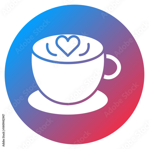 French Vanilla Latte Vector Icon