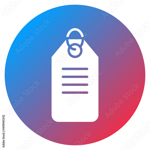 Data Tagging Vector Icon