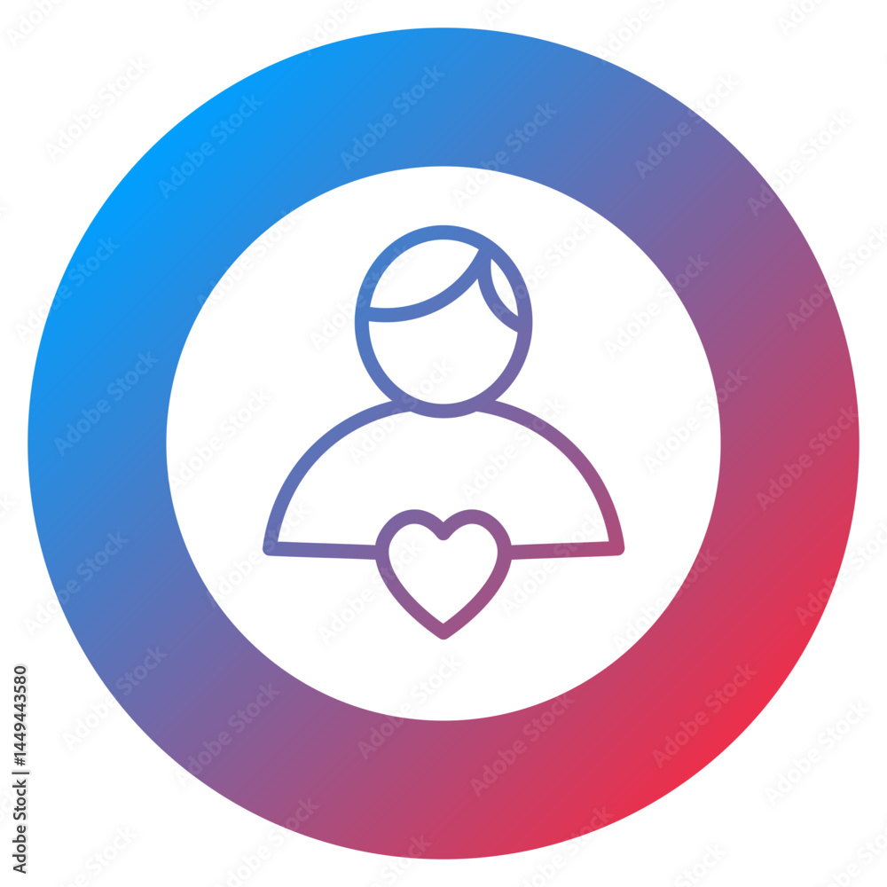 User Segmentation Vector Icon User Segmentation Vector Icon