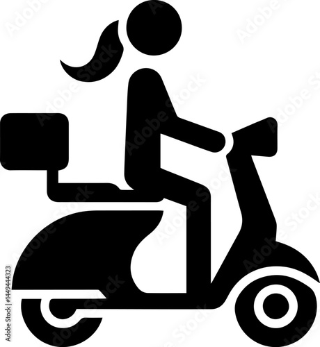 Perfect neat and clean shape scooter vector, scooter bike flat vectors illustration, scooter silhouette on white or transparent background