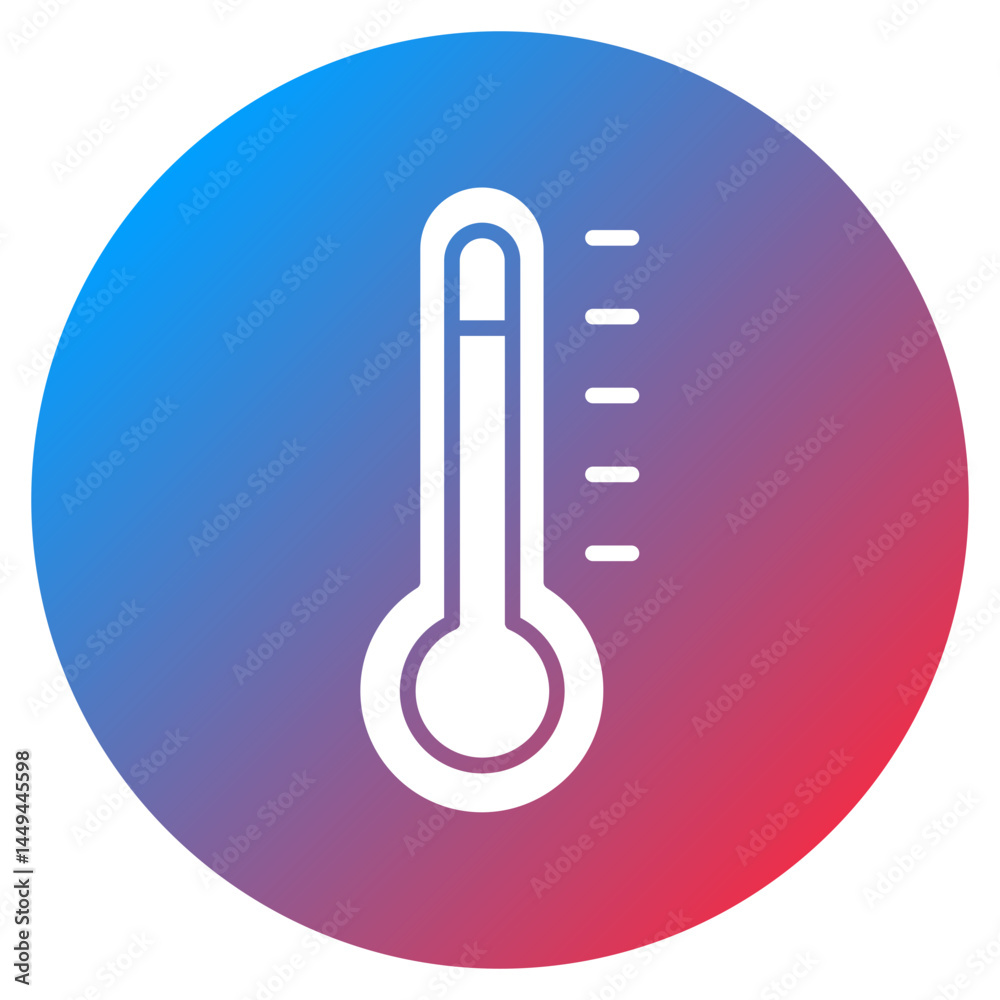Thermometer Vector Icon Thermometer Vector Icon