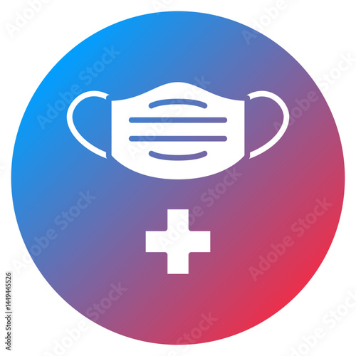 Surgical Mask Vector Icon