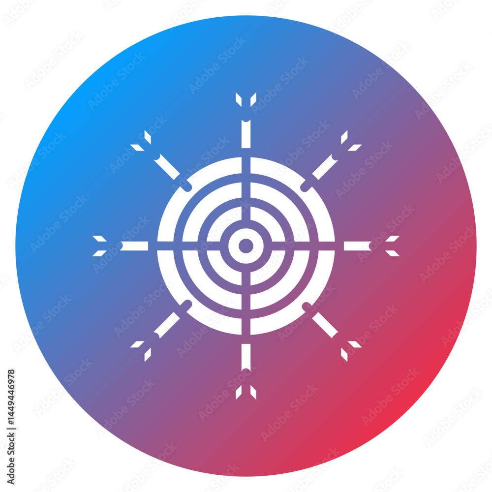 Focus on Goals Vector Icon Focus on Goals Vector Icon