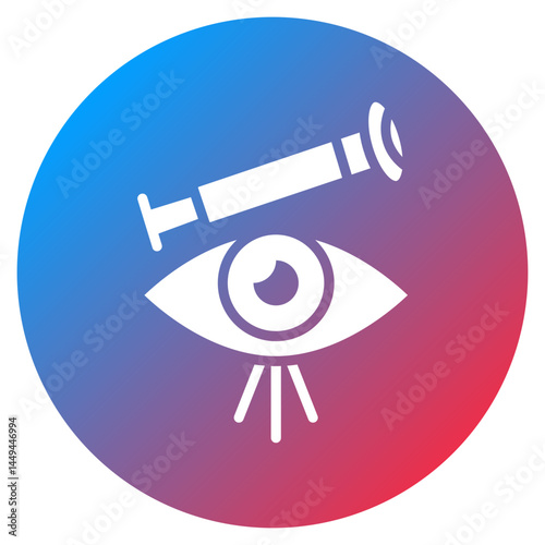 Long Term Vision Vector Icon