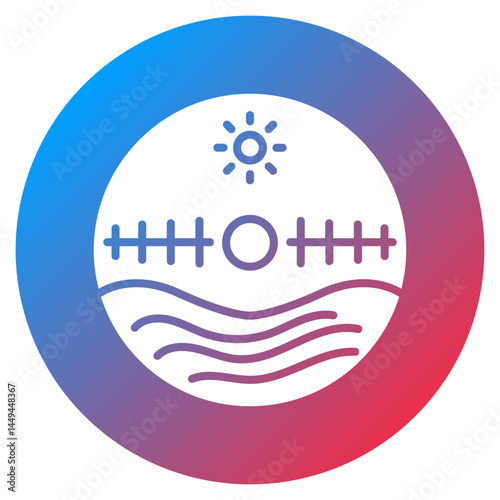 Distance Counter Vector Icon