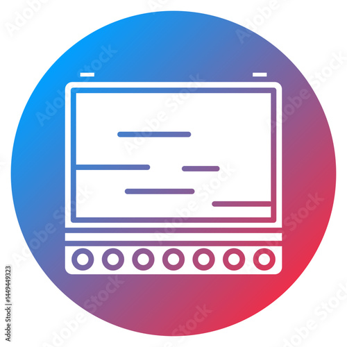 Green Screen Setup Vector Icon