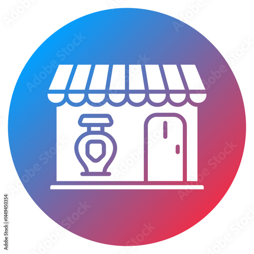 Perfume Shop Vector Icon