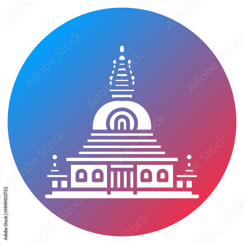 Stupa Vector Icon