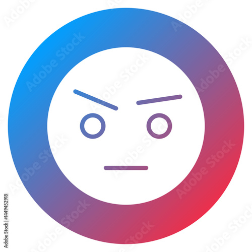 Face with Raised Eyebrow Vector Icon