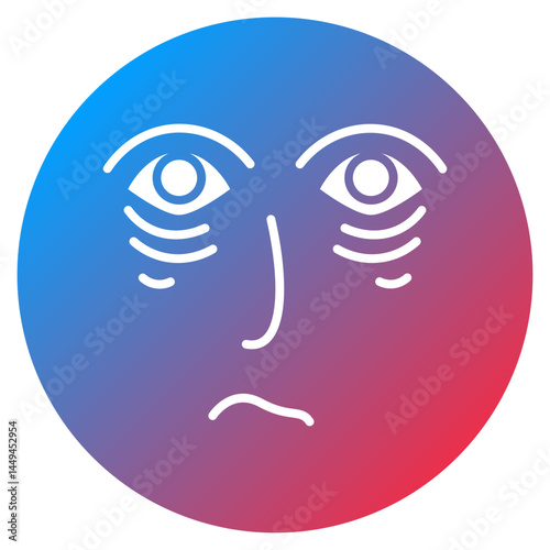 Face with Rolling Eyes Vector Icon