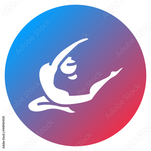 Artistic Gymnastics Vector Icon