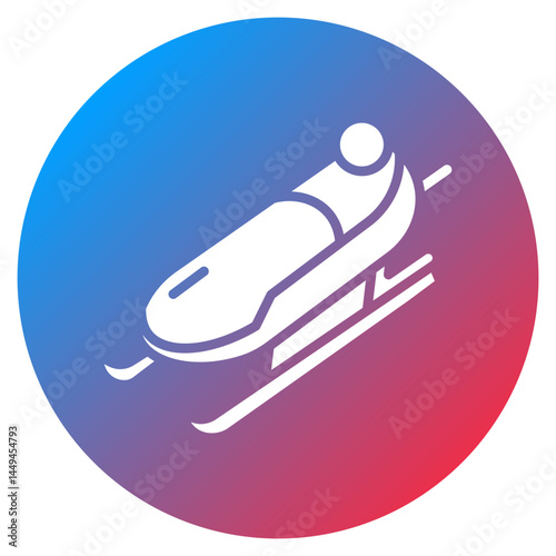 Luge Vector Icon