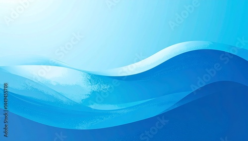 Cool Blue Airbrush Gradient – Minimalist Fresh
