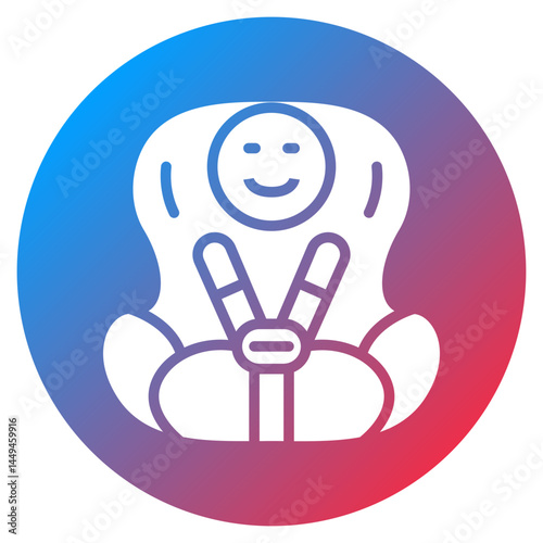 Child Seat Vector Icon