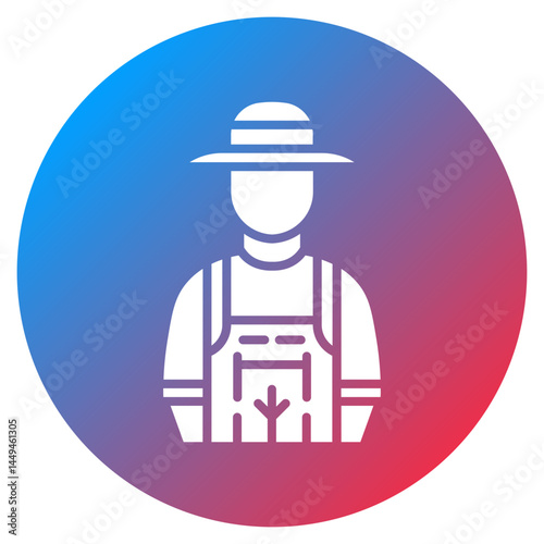 Farm Worker Vector Icon