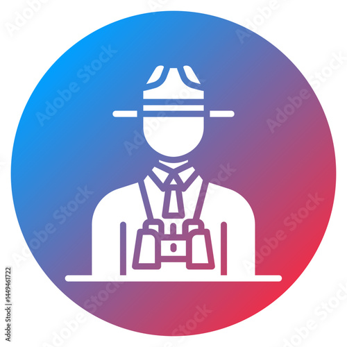 Park Ranger Vector Icon