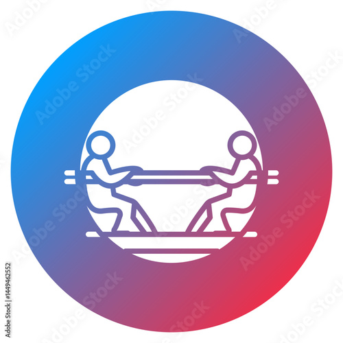 Tug of War Rope Vector Icon