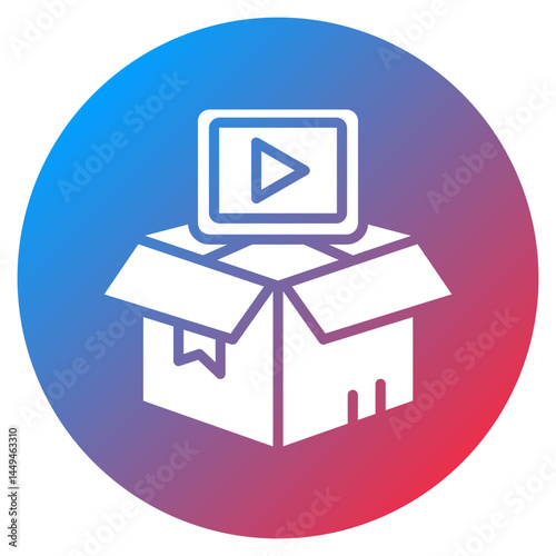 Video Package Vector Icon