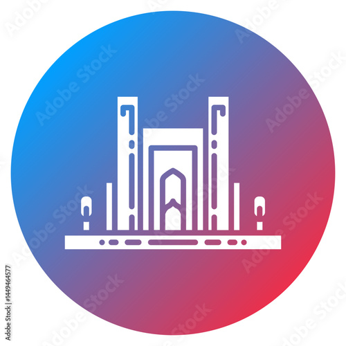 Safa-Large Monument Vector Icon