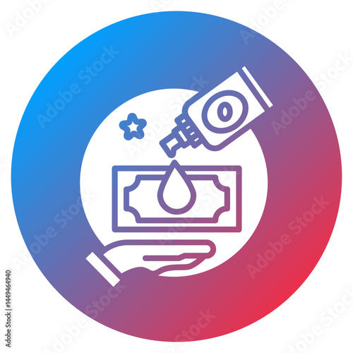 Grease Money Vector Icon