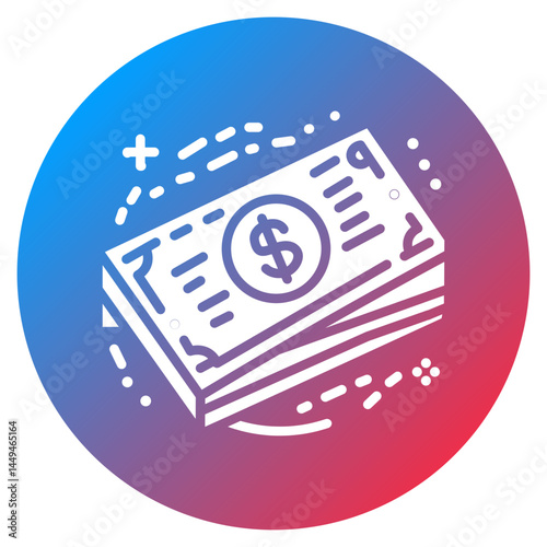 Unmarked Bills Vector Icon