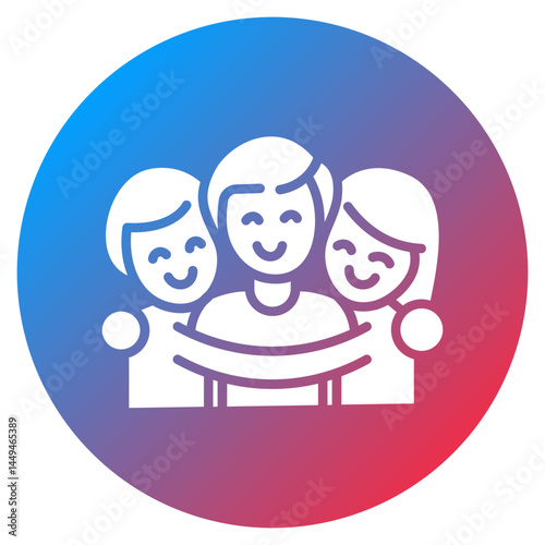 Friends Reunion Vector Icon