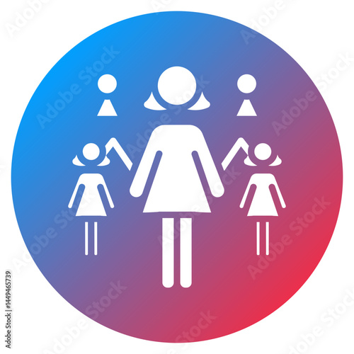 Support Network Vector Icon