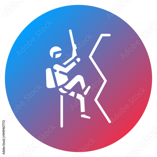 Climbing Sling Dyneema Vector Icon