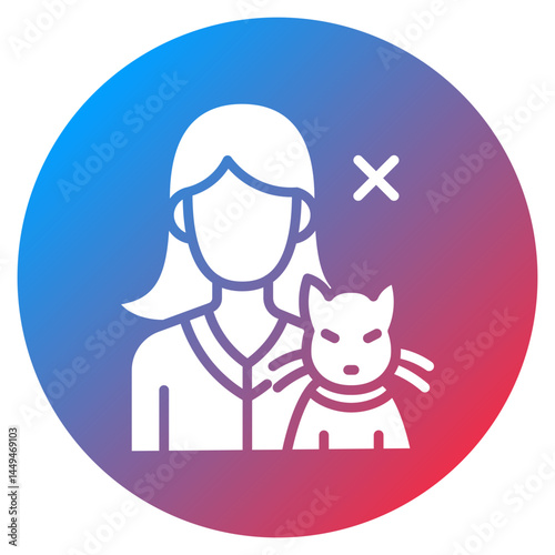 Pet Allergy Vector Icon