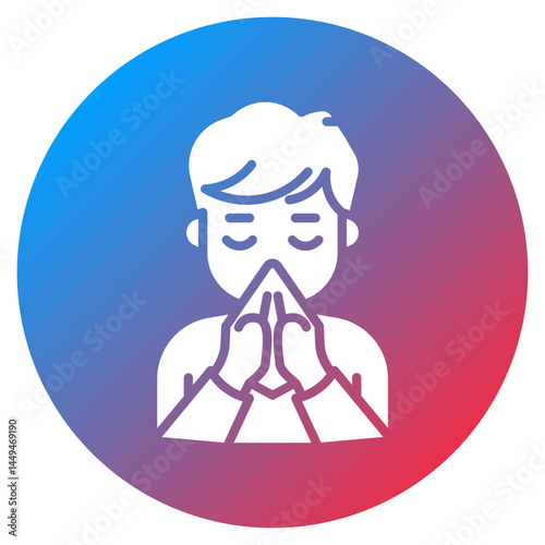Sneezing Fit Vector Icon