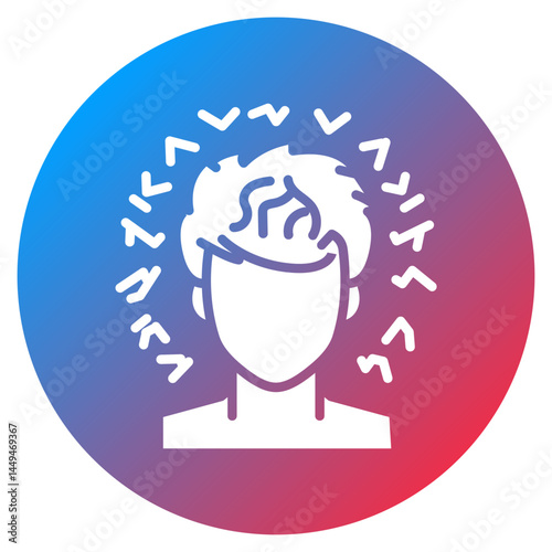 Chronic Fatigue Syndrome Vector Icon