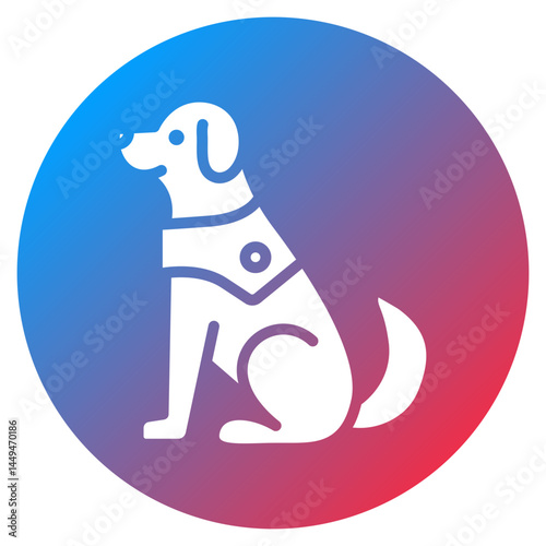 Emotional Support Animal Vector Icon