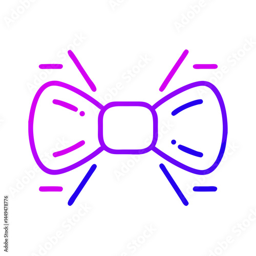 bowtie line icon
