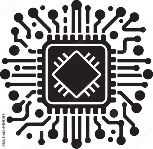 Microchip Vector Icon